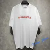 Serie bandiera polacca Vetements Think Globally T-shirt Uomo Donna Blocchi di colore di alta qualità Vetements Tee VTM manica corta