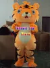Lion roi tigre mascotte dessin animé Animal noël adulte taille Halloween dessin animé mascotte Costume robe de soirée #02
