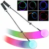 Decorazione per feste POI LED Palle da lancio luminose Diametro 8 cm per danza del ventre Spettacolo teatrale Spettacolo di talenti Puntelli a mano Gradiente Cambia colore SN4552