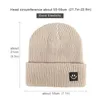 Korean Smiling Face wool Knitted Caps Skullcap Women Men's Caps Autumn Spring Brand Skullies beanies Baggy Melon Cap knit hat 220812