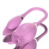 NXY Vibratoren Wiederaufladbare Vagina Saugen Vibro-ei Spielzeug Rose Blume Sex Für Frauen Erwachsene Vaginal Kugeln 220427