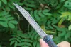 Magic Pen VG10 Damascus Blade Pocket Vouwmes Twee kleuren Koolstofvezelhandgreep Ballbearing Hunting EDC Survival Tool Knives MA06634