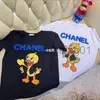 Designer Channel T Shirt Vintage Oversized Sweat Luxe Fashion Europe America Summer New Style Mens And Womens Large Loose Fashion Top Short Tshirt