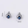 Boucles d'oreilles goutte d'eau en cristal de qualité supérieure pour femmes bijoux mode argent 925 filles Piercing accessoires sur l'oreille brillant Moni22