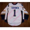 CeUf 40custom Peoria Rivermen HOCKEY JERSEYS Toivonen Hannu 10 Nick Drazenovic Road 25 David Backes punto qualsiasi numero qualsiasi nome Maglia personalizzata da uomo