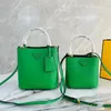 Yüksek kaliteli kova çantaları uzun kayış moda ile marka fermuar çanta yarım daire çapraz tote vücut çanta palmiye orijinal deri superio245t