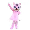 Costume della mascotte della tigre di Halloween Personaggio dei cartoni animati Anime Tema Carnevale Abito unisex per adulti Vestito da festa di fantasia di Natale