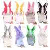 30cm Cartoon Animal Doll Finger Puppet Kids Plush Toys Cute Children Glove Soft Rabbit 12 Zodiac Hand Puppets per il regalo di compleanno 18 Flanella stile