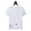 Summer T-skjorta Menskvinnor Designers T-shirts Loose Tees Tops Man Casual Shirt LuxurysRound Collar 100% Cotton Creas Motent AN246A