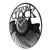 Vintage Record Wall Custom заказ дизайн вашего личного POS персонализированные виниловые длинные часы 220615