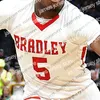 NCAA Jersey Custom Bradley Braves كرة السلة 5 Darrell Brown 10 Childs Elijah 22 Ja'shon Henry 25 Nate Kennell 2020 NCAA Hommes Jeunes Jerseys 4xl