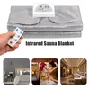 Coperte Coperta per sauna a infrarossi lontani potenziata Body Shaper termico digitale per perdita di peso e fitness (borsa da bagno da 50 pezzi gratuita)