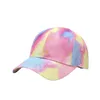 2022 New 3D print baseball cap tie-dye colorful graffiti cap sun protection