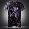 Men's T-Shirts Leopard Avatar Pattern Digital 3d Print Hip Hop Short Sleeve T Shirt Summer 2022 Quality Fashion Streetwear Men M-3XLMen's
