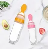 90ml bebê alimentação garrafa com colher cabeça silicone alimento infantil suplemento arroz cereal cores melhor qualidade