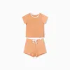 Kids Designer Clothes Boys Summer Pit Striped Clothing Sets Girls Boutique Tops Pants Suits Breathable Casual T-Shirts Shorts Outfits B8125