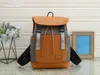 Zack Designer-Rucksack aus Leder für Herren, Reisetaschen, Rucksäcke, Überzug, Seil, Rucksack, große Kapazität, Bergsteigen, Sport, Hasp-Tasche, Gepäck, Seesäcke