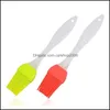 Autre Ustensiles de Cuisson Cuisine Salle À Manger Bar Maison Jardin Sile Beurre Brosse Bbq Cuisinier À L'huile Pâtisserie Grill Nourriture Pain Badigeonner Cuisine Outil Drop Delivery 2