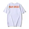 Designer Palms T Shirt Summer Mens Womans Lovers Vintage Oversized Sweat Luxe Large Loose Trendy Round Neck Europe and America Fashion Brands Short Angels Tshirt