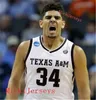 XFLSP College Custom Texas Am Aggies Stikte College Basketbal Jersey Robert Williams III DANUEL HUIS DEANDRE JORDON KHRIS MIDDLETON ALEX CARUSO