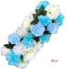 Decorative Flowers & Wreaths Pink Artificial Peony Rose Hydrangea Row Wedding Background Fake Flower Wall Decoration DIY Combination Arch Ho