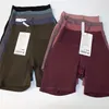 LL-6149 Pantaloncini da donna Abbigliamento da yoga Pantaloni da corsa da corsa Pantaloni da allenamento per adulti a vita alta Abbigliamento sportivo da ragazza Pantaloni elastici