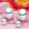 Orecchini a doppia perla di moda Accessori per ragazze coreane Orecchini perle a doppia faccia 001
