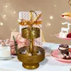 Andra festliga festförsörjningar Eid Iron Food Tray Double-Deck Ramadan Decoration for Home Islamic Muslim Festival Table Decor Al Adhaother