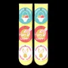 Chaussettes Bonneterie Oeuf de Pâques Chaussette colorée Mode Coton Crew