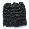 Pasja skręć szydełka 3 wiązki Marlybob Kinky Curly Hair for Black Women Braid Fael Water Fave Extensy 90 g/szt. 8 cali krótkie