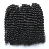 Extensions de cheveux gris ombre synthétiques marlybob jerry curl jamaïcain rebrocet afro Kinky Curly crochet tresds