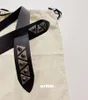 Belts Women BLACK Leather Belt With GEM Detail Rivets Fashion BOW Tied StudsBelts Emel22