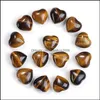 Pedras de pedra solteira jóias ornamentos de cristal natural esculpida 15x10mm Chakra reiki de cura Mineral de quartzo caído gemas de pedras de mão em casa decor