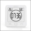 New Digital Waterproof Shower Wall Stand Clock Humidity Temperature Timer Drop Delivery 2021 Clocks Home Decor Garden U9Efm