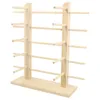 Sacchetti per gioielli Borse Occhiali da sole Stand Legno durevole Organizzatore Display Rack HolderJewelry