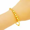 Цепочка ссылки Реал 24K Золотые ювелирные изделия Bangles Ball African Color Banglebracelet Эфиопский Дубай для женщин Свадебные подарки Linklink LARS22