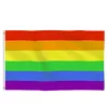 Partihandel gay flagga 90x150 cm regnbågen saker stolthet bisexuell lesbisk pansexuell hbt -tillbehör flaggor