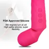 Mini kraftfull av magisk trollstav vibrator för kvinnor vuxen g spot clitoris stimulator dildo masturbator massager leksaksaffär q0508