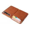 Portefeuilles mode slanke heren lederen magische portemonnee Korea designer houder vrouwen kleine geldclip bilfold man klemmen voor geldwallets