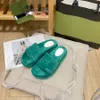 Projektantka Slipper luksusowe mężczyźni sandały sandały marki slajdy mody kapcie lady slajdowe grube dno design butów trampki według marki S139 06