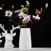 Decoratieve bloemen kransen MBF retro-stijl kunstmatige nep magnolia bloem voor bruiloft naar huis