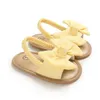 Sandales d'été pour bébés filles et garçons de 0 à 18 mois, chaussures papillon plates avec talon en liège souple, 4 couleurs, GC1374
