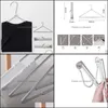 1 st bärbar vikbar hängare aluminiumlegering Klädstativ för reseshushållens sovsalar Hängare Fällbara droppleveransställen