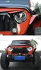 LED Daytime Lights for Jeep Wrangler LED Reflight 2007-17 Rubicon DRL Turn Turn Sygnał Lampa Angel Projector Projector