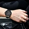 Wristwatches Mens Watch 100m مقاوم للماء Miyota JS20 حركة الكرونوغراف الياقوت الفولاذ المقاوم للصدأ الرياضة wristwatchwristwatches wristwawristw