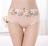 7st/Lot Panties Kvinnor Underkläder Sexig underkläder Blommor Modal trosor mjuka bekväma damer varje dag 220426