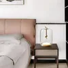 Настольные лампы Nordic Designer Glass Art для спальни светодиодные стойки для кровати.