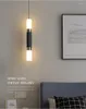 Kolye lambaları LED hafif çift kaynaklar yukarı ve aşağı parlıyor Droplight armatür mutfak adası yemek odası dükkanı bar sayacı dekorasyon