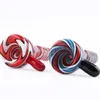 DHL Smoking Colorful Wig Wag Glass Bowl 14 18 mm Male for Tobacco Herb Glass Water Bongs Dab Rigs Pipes