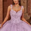 Purple Elegant Ball Gowns Quinceanera Dresses For 16 Girl Beading Appliques Birthday Prom Dress vestido de 15 anos quinceanera 2022